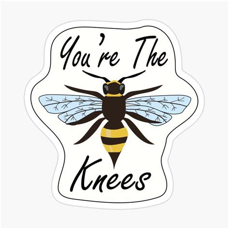 Bees Knees Sticker Bees Knees Vinyl Decal Stickers Stickers