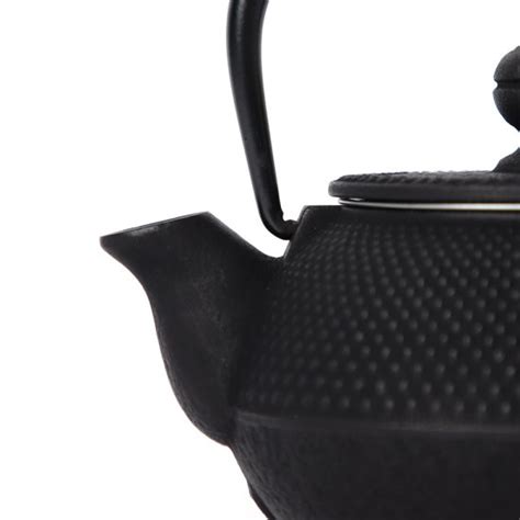 Iwachu Tetsu Kyusu Arare Black 320ml