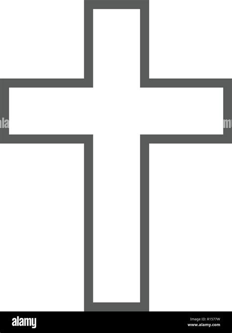 Catholic cross icon. Vector simple illustration of catholic cross icon ...