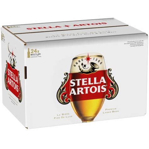 Stella Artois Premium Lager Beer Bottles 24 Bottle 11 2 Fl Oz Kroger