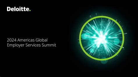 Deloitte Americas Global Employer Services Summit Youtube