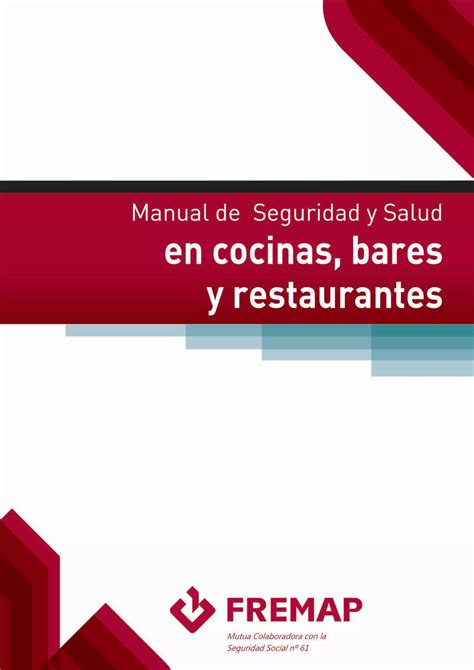 Manual Seguridad Salud Cocinas Bares Y Restaurantes Pdf