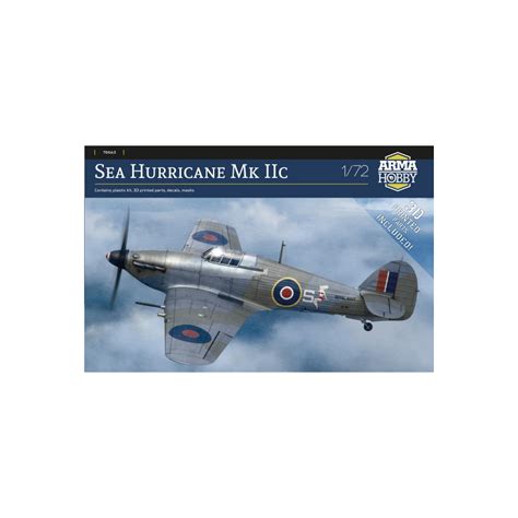 Modellbausatz Sea Hurricane Mk IIc 1 72 Plastic Airplane Model 1 72