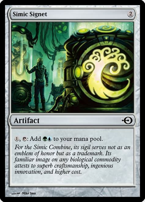 Simic Signet · Commander Anthology Cma 229 · Scryfall Magic The