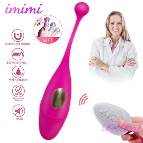 10 Speed Remote Control Vaginal Vibrator Sex Toy For Woman Usb