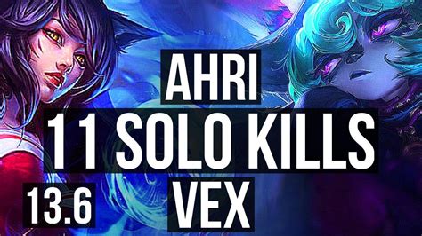 Ahri Vs Vex Mid Solo Kills Legendary M Mastery