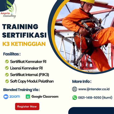 Training Sertifikasi K Ketinggian Amarta Consulting