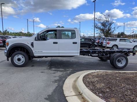 2021 Ford Super Duty F 550 Drw 203 Wb Oxford White Crew Cab Chassis Cab Diesel New Ford F 550