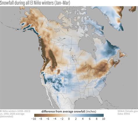 What NOAA's new snow maps say about California's upcoming winter