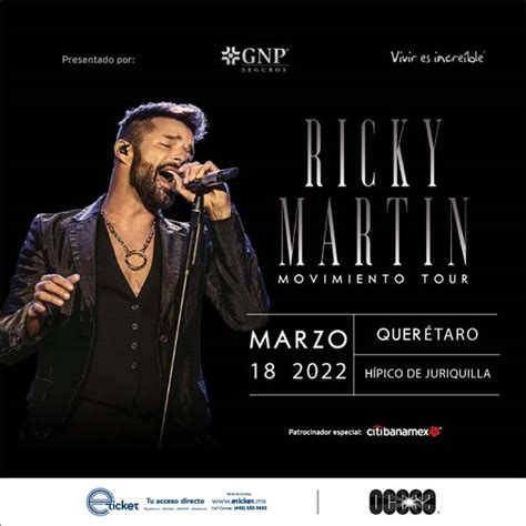 RICKY MARTIN MOVIMIENTO TOUR Hípico De Juriquilla SANTIAGO DE