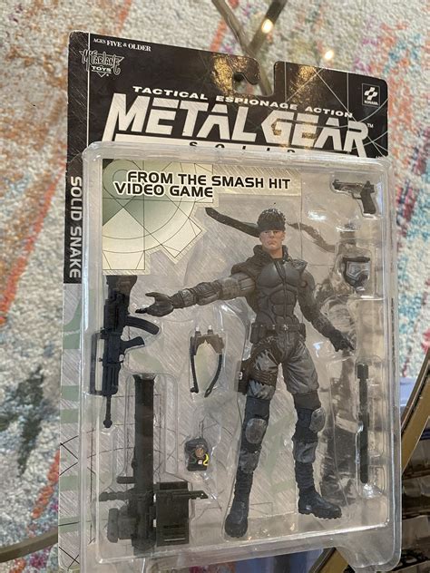 H Metal Gear Solid Figures By Mcfarlane Toys 1998 Run In Pristine