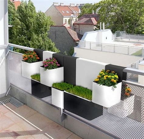 10 Modern Planters For Narrow Balconies Narrow Balcony Balcony Design Modern Balcony