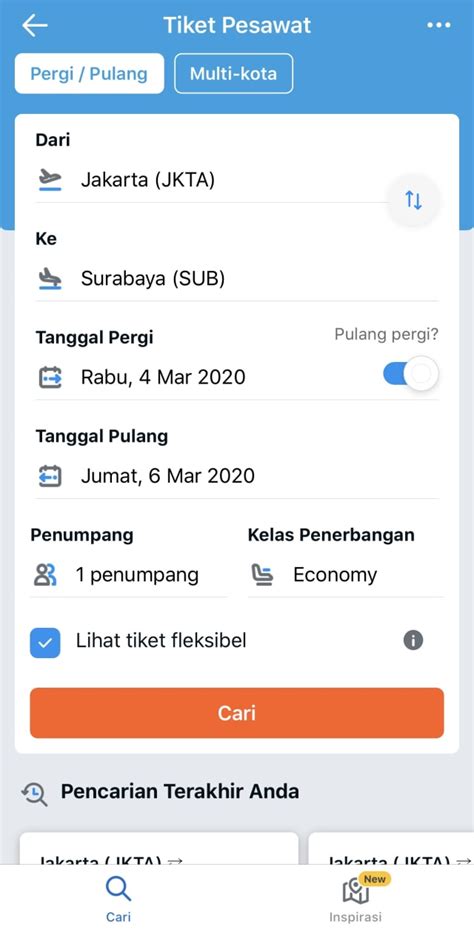 Pemesanan Tiket Pesawat Newstempo