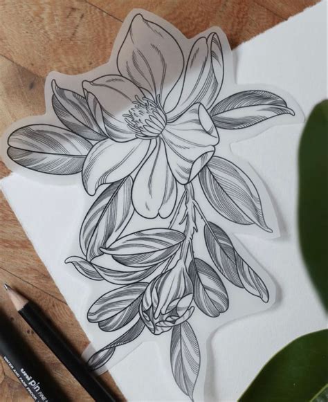 Botanical Tattoo Inspiration Flower Art And Designs