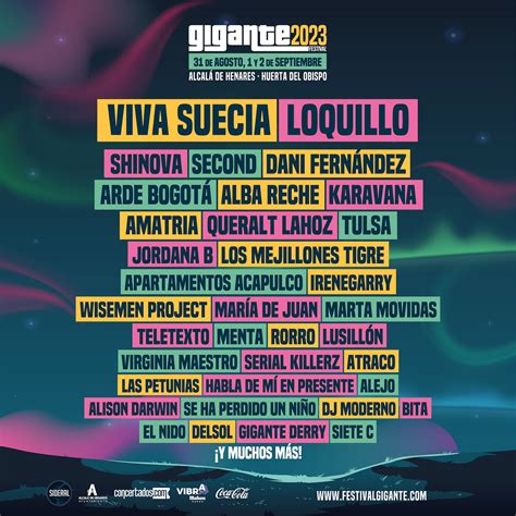 Festival Gigante 2023 en verano en Alcalá de Henares MERCADEO POP