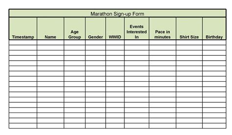 40 Sign Up Sheet Sign In Sheet Templates Word And Excel