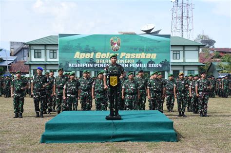 Apel Gelar Pasukan Kesiapan Pam Pemilu 2024 Di Makodam Merdeka Koran