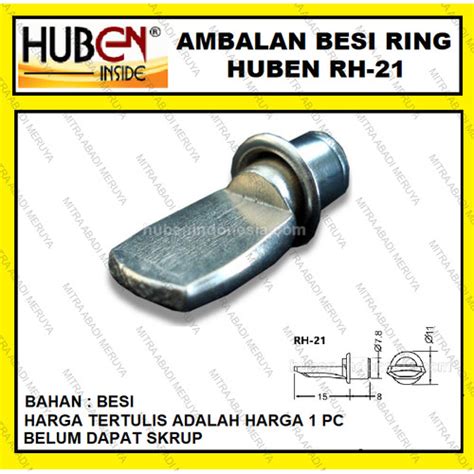 Jual Ambalan Besi Ring Ambalan Kayu Penyangga Papan Kayu HUBEN RH 21