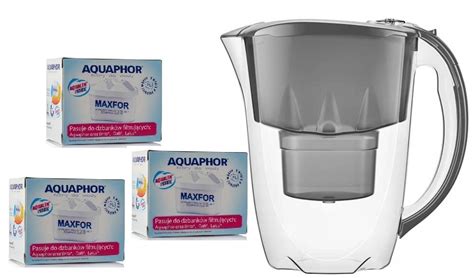 dzbanek filtrujący Aquaphor Amethyst 3 Wkłady B100 25 Maxfor 2 8l