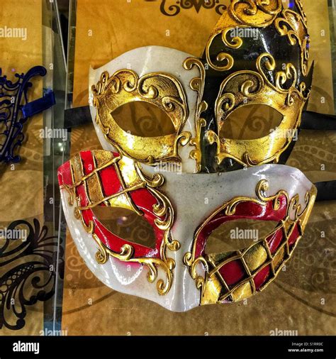 Masks in Venice festival Stock Photo - Alamy