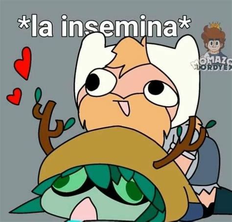 An Image Of A Cartoon Character With The Caption La Insemina