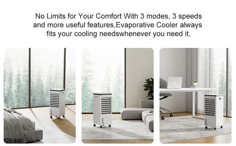 Cozzyben Air Conditioner Portable For Room 3 In 1 Evaporative Air Cooler