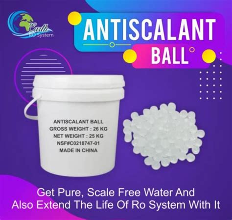 Ro Antiscalant Balls Grade Standard Chemical Grade Packaging Size