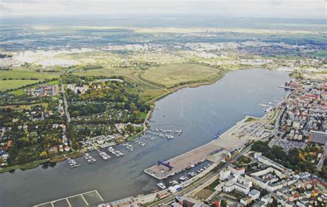 Rostock Harbor In Rostock Mecklenburg Western Pomerania Germany