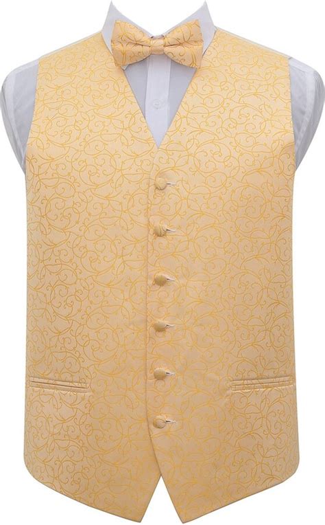 DQT Woven Swirl Floral Wedding Waistcoat Vest ShopStyle Suits