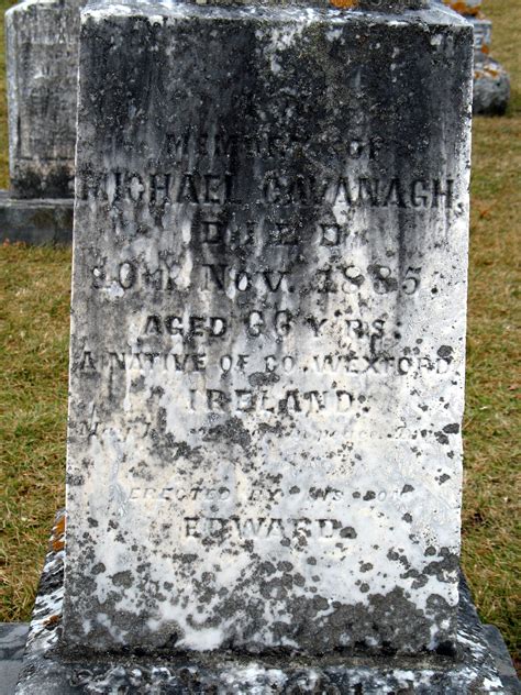 Michael Cavanagh 1819 1885 Find A Grave Memorial