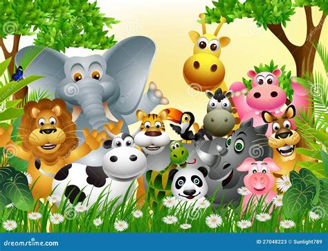 Wildlife Animals Cartoon