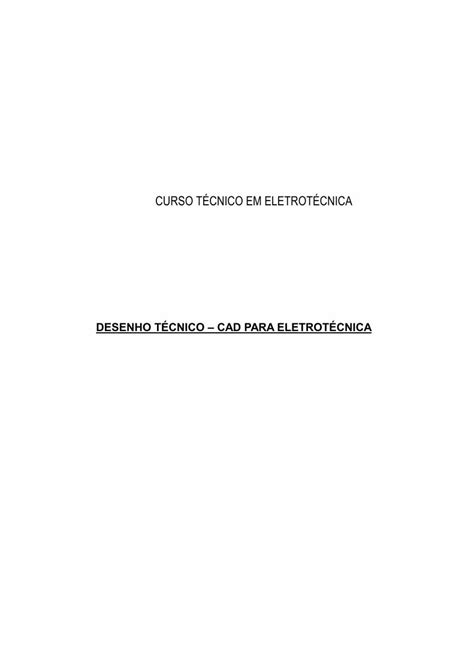 PDF CURSO TÉCNICO EM ELETROTÉCNICA drb m org Tecnico pdf A Norma