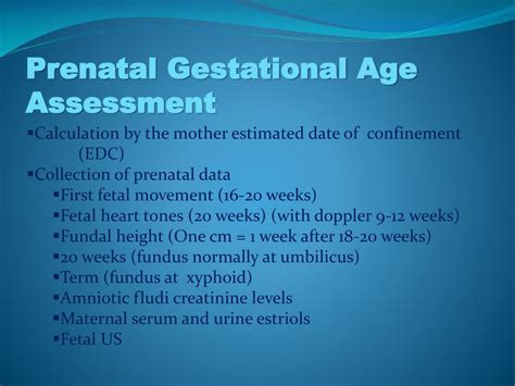 Ppt Neonatal Gestational Age Assessment Powerpoint Presentation Free