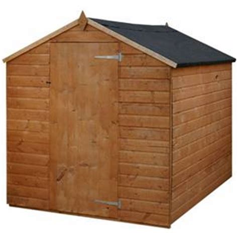 8 X 6 Tongue And Groove Apex Windowless Shed With Single Door Solid 10mm Osb Floor Shedsfirst