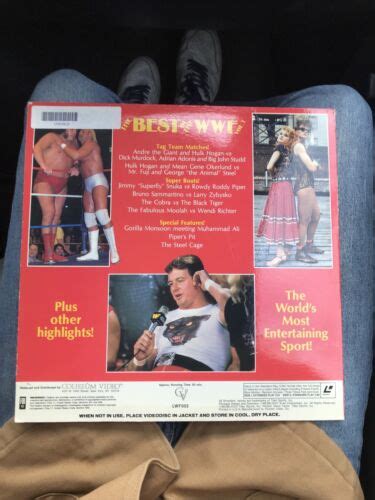 Mavin Best Of Wwf Vol Laserdisc Coliseum Hulk Hogan Andre Giant Vhs