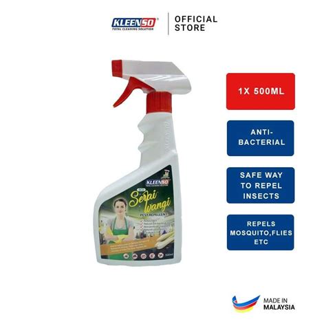 Kleenso Eco Serai Wangi Pest Repellent Cleaner Spray Anti Bacterial