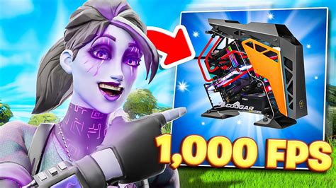 I Played Fortnite But On A NASA PC 1000 FPS YouTube