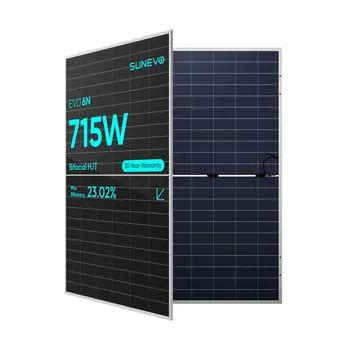 Evo N Type Hjt Bifacial Solar Panel W Watt Half