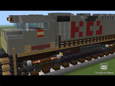 Minecraft KCS GP40 2LW Locomotive Tutorial YouTube