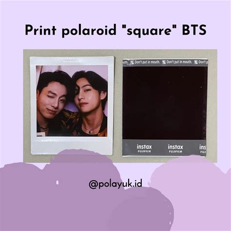 Jual Polaroid Square BTS Taekook Original Fujifilm 100 Shopee