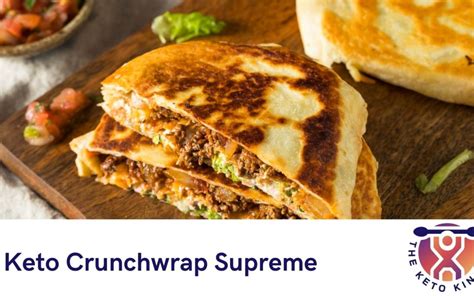 Keto Taco Bell Crunchwrap Supreme (Imitation) Recipe - The Keto Kingdom