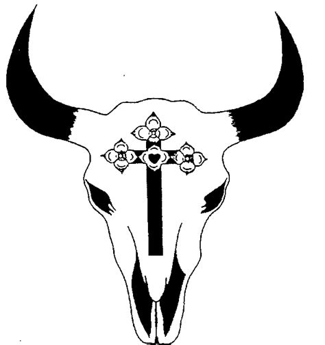 Longhorn Skull Drawing - ClipArt Best