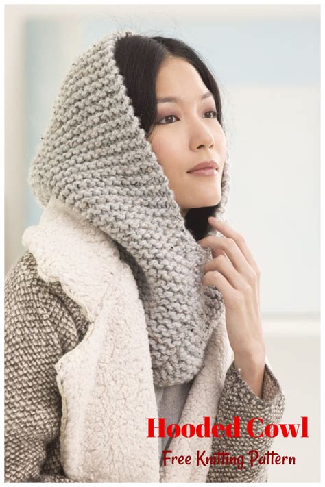 10 Hooded Cowl Knitting Patterns Free And Paid