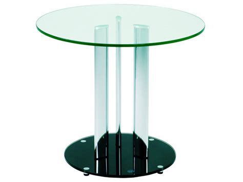 Table D Appoint En Tube D Acier Coloris Noir Dim Hauteur 54 Cm