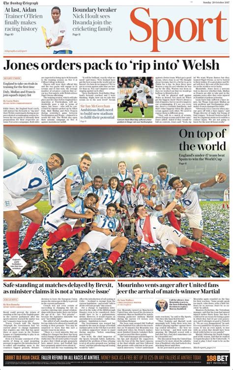 The Telegraph Inglaterra Domingo 29 De Octubre De 2017 Infobae