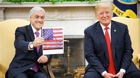 El Error De Piñera Al Visitar A Trump Que Se Convirtió En Meme Y Su