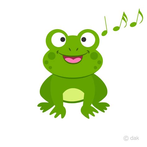 Singing Frog Clip Art Free Png Image｜illustoon