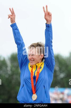 Ukraine S Inna Osypenko Radomska Reacts After The Kayak Single K M