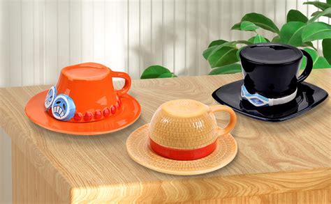 Parknshop One Piece Anime Novelty Coffee Mugsluffys Hat Anime Coffee Cupone Piece