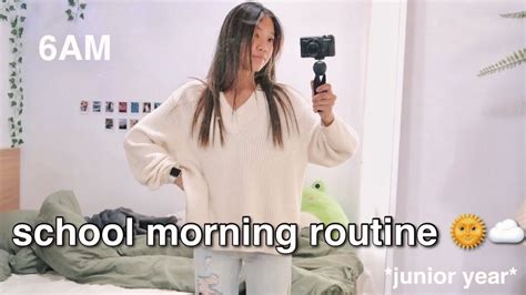 My 6am Realistic School Morning Routine 🌱 Youtube